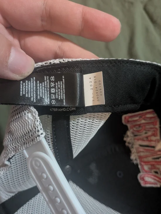 '47 Brand MLB Atlanta Braves Keystone Snapback Trucker Mesh Mens Hat Cap NEW - Picture 8 of 8